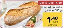 Autoservicios Familia Pan de la abuela grande oferta