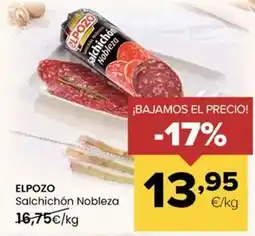 Autoservicios Familia Elpozo - salchichon nobleza oferta