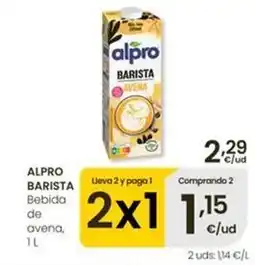 Eroski Alpro - barista bebida de avena oferta