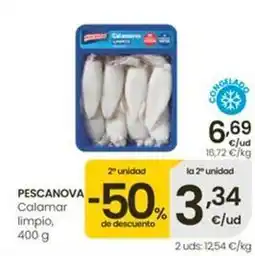 Eroski Pescanova - calamar limpio oferta