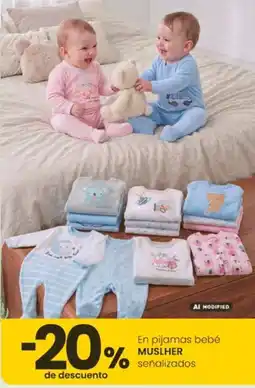 Eroski muslher pijamas bebé oferta