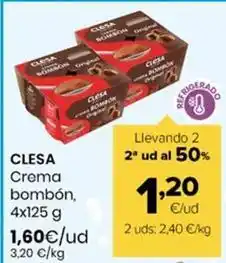 Autoservicios Familia Clesa - crema bombon oferta