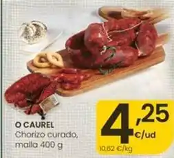 Eroski O'caurel - chorizo curado oferta