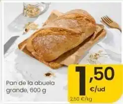 Eroski Pan de la abuela grande oferta