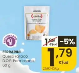 Eroski Ferrarini queso rallado oferta
