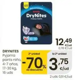 Eroski Huggies - drynites pyjama pants nino oferta
