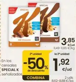 Eroski Kellogg's - en los cereales special k oferta
