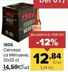 Autoservicios Familia 1906 - cerveza la milnueve oferta