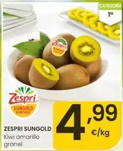Eroski Zespri - sungold kiwi amarillo granel oferta