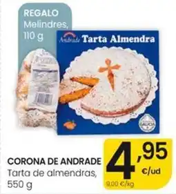 Eroski Corona de andrade - tarta de almendras oferta