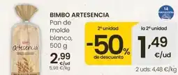 Eroski Bimbo - pan de molde blanco oferta