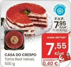 Eroski Casa do crespo - tarta red velvet oferta