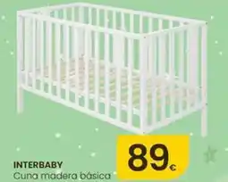 Eroski Interbaby - cuna madera básica oferta