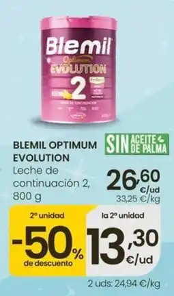 Eroski Blemil - optimum evolution oferta