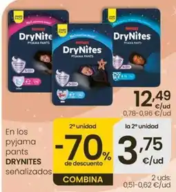 Eroski Huggies - pyjama pants drynites oferta