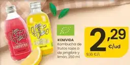 Eroski Komvida - kombucha de frutos rojos oferta