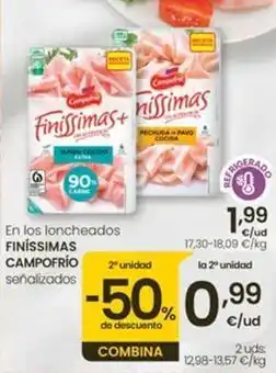 Eroski Campofrío - en los loncheados finissimas oferta