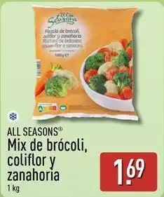 ALDI All seasons - mix de brócoli/coliflor/zanahoria oferta