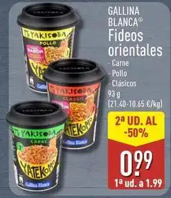 ALDI Gallina blanca - fideos orientales oferta
