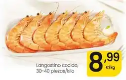 Eroski Langostino cocido oferta