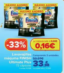 Carrefour Finish - lavavajillas máquina ultimate plus oferta