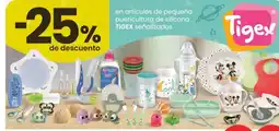 Eroski Tigex articulos de pequena puericultura de silicona oferta