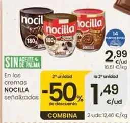 Eroski Nocilla - en las cremas oferta
