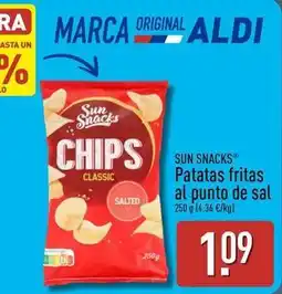 ALDI Sun snack - patatas fritas al punto de sal oferta