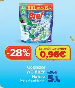 Carrefour Bref wc - colgador natura oferta