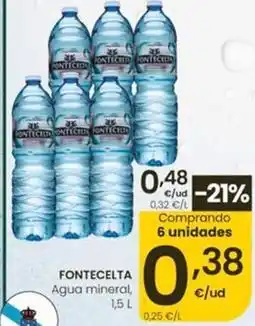 Eroski Fontecelta - agua mineral oferta