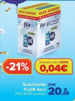 Carrefour Flor - suavizante azul oferta