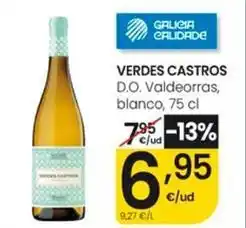 Eroski Verdes castro - d.o. valdeorras blanco oferta