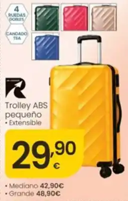 Eroski R trolley abs pequeño oferta
