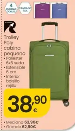 Eroski R trolley poly cabina pequeño oferta