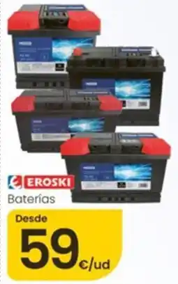 Eroski Eroski baterías oferta