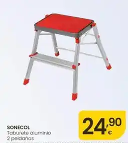 Eroski Sonecol - taburete aluminio 2 peldanos oferta