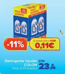Carrefour Colon - detergente líquido oferta