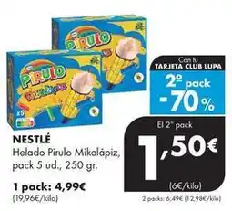 Supermercados Lupa Nestlé - helado pirulo mikolapiz oferta