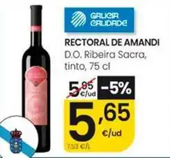 Eroski Rectoral de amandi - d.o. ribeira sacra, tinto oferta