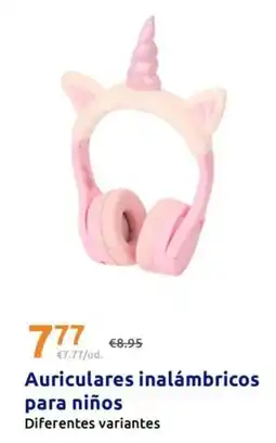 Action Auriculares inalámbricos para niños oferta
