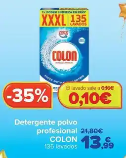 Carrefour Colon - detergente polvo profesional oferta