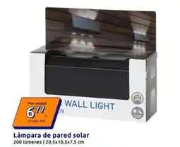 Action Lampara de pared solar oferta