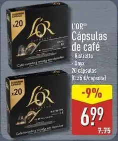 ALDI L'or - capsulas de cafe oferta