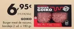 Supermercados Lupa Goiko - burger meat de vacuno oferta