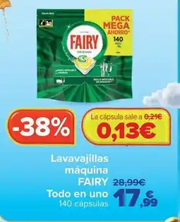 Carrefour Fairy - lavavajillas máquina todo en uno oferta