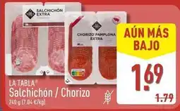 ALDI La tabla - salchichon / chorizo oferta