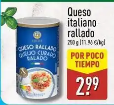 ALDI La cucina - queso italiano rallado oferta