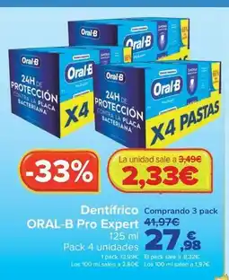 Carrefour Oral b - dentífrico pro expert oferta