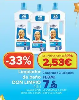 Carrefour Don limpio - limpiador de baño oferta