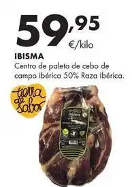 Supermercados Lupa Ibisma - centro de paleta de cebo de campo ibérica 50% raza ibérica oferta